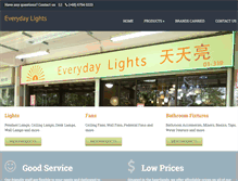 Tablet Screenshot of everydaylights.com